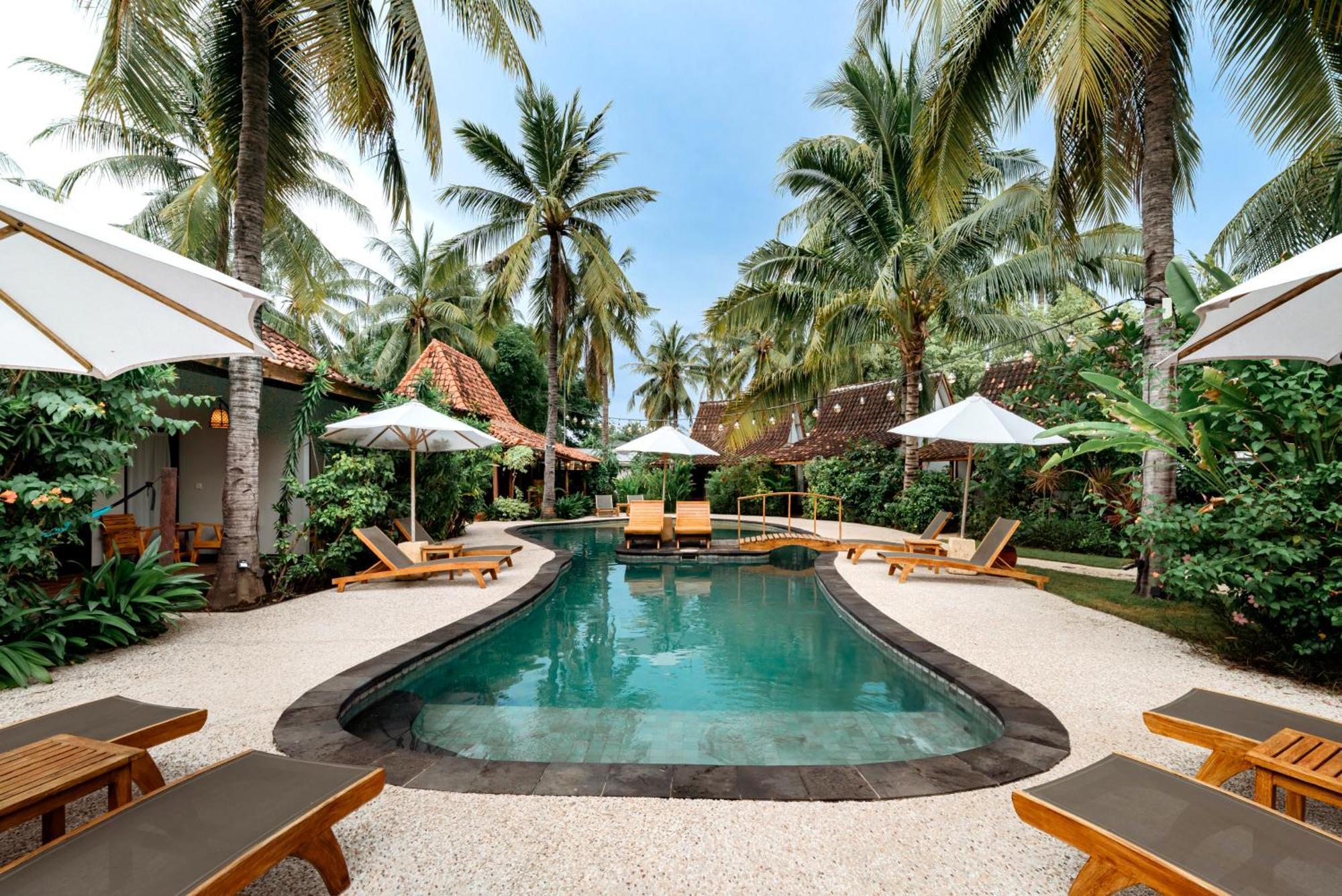 Coconut Garden Resort Gili Trawangan Buitenkant foto